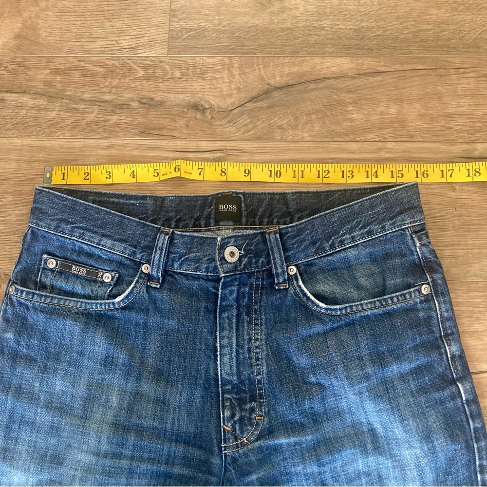 BOSS Hugo Boss Straight Leg Denim Jeans - Picture 6 of 11